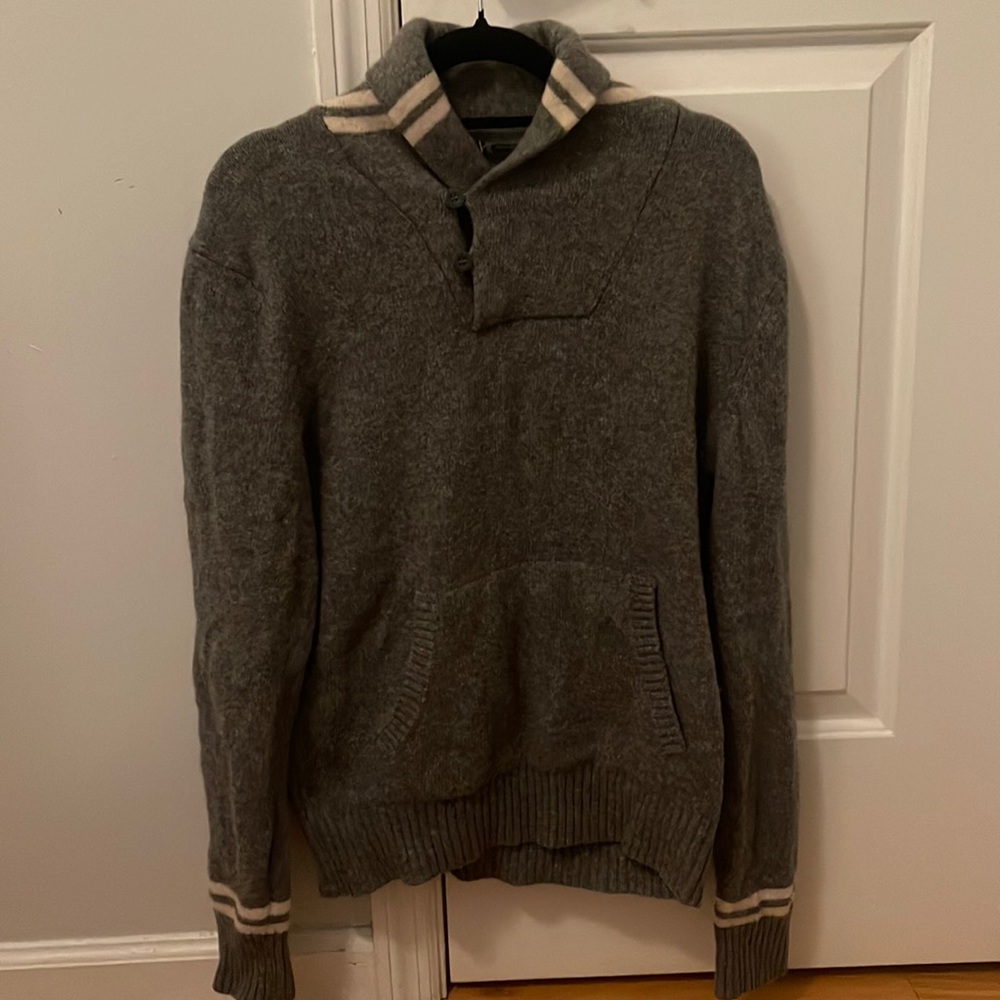 Stile Benetton Wool Blend Gray sweater size M